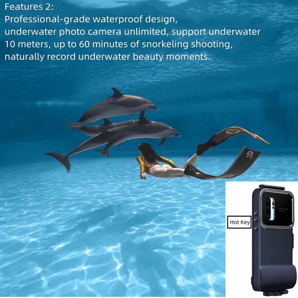 Original for Huawei P30 Pro Snorkelling Case 10m Underwater Shooting Case (d01) - Picture 5 of 8